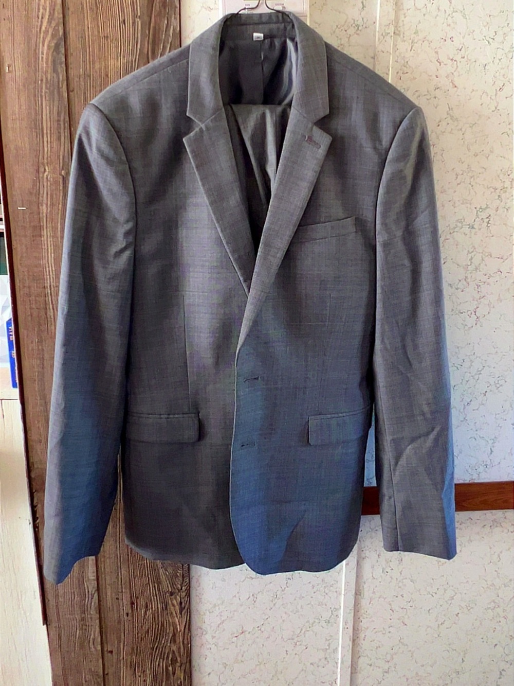 EXPRESS Extra Slim Men’s Gray Suit Set Size 30/32 Wool Blend